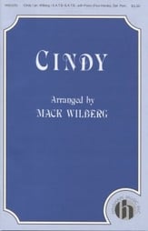 Cindy SATB choral sheet music cover